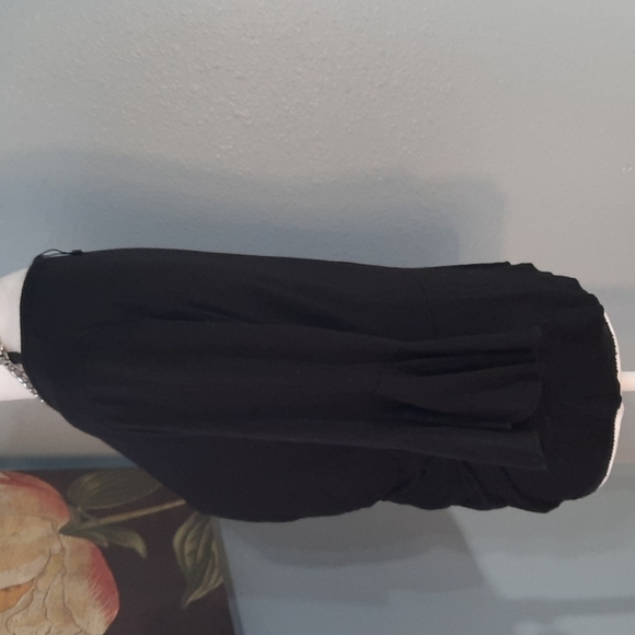 Boohoo Clasp front Belle Sleeve Ruched Blouse - Picture 6 of 6